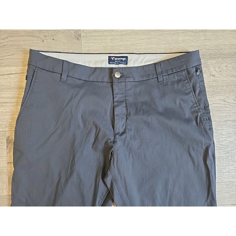Birddogs Pants‎ Mens 38x32 Navy Chino Boom Boomstick Golf Outdoor Cotton Stretch - Picture 2 of 7
